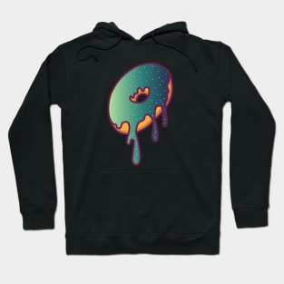 Dripping Galaxy Donut (Green) Hoodie